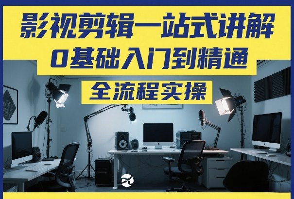 影视剪辑一站式讲解,0基础入门到精通,全流程实操(1) 影视剪辑一站式讲解,0基础入门到精通,全流程实操(1)