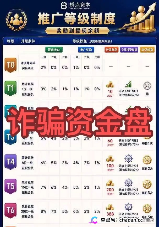 桥点资本:虚拟币投资是幌子,多重等级拉人头,资金盘崩盘在即(3) 桥点资本:虚拟币投资是幌子,多重等级拉人头,资金盘崩盘在即(3)